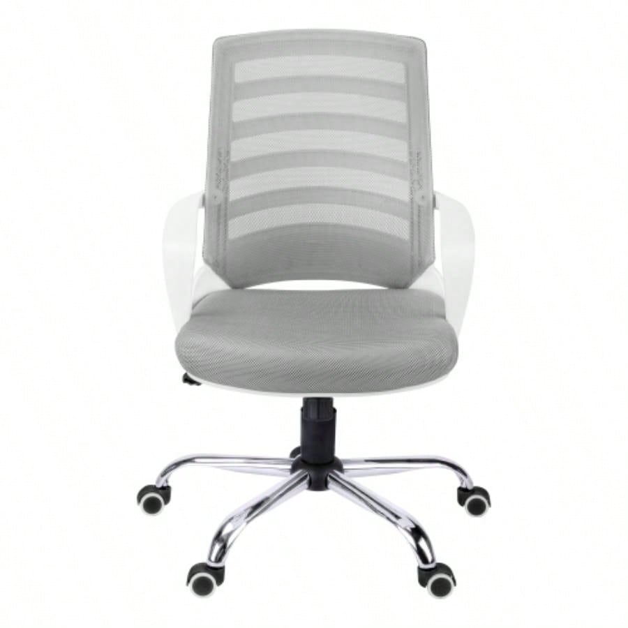 Office Chair, Adjustable Height, Swivel, Ergonomic, Armrests, Computer Desk, Work, Mesh, Metal, Contemporary, Modern