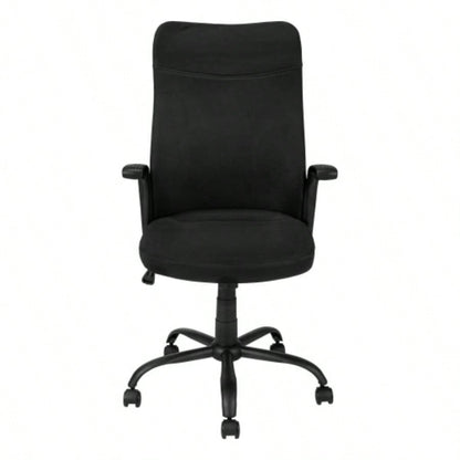 Office Chair, Adjustable Height, Swivel, Ergonomic, Armrests, Computer Desk, Work, Black Mesh, Black Metal, Contemporary, Modern