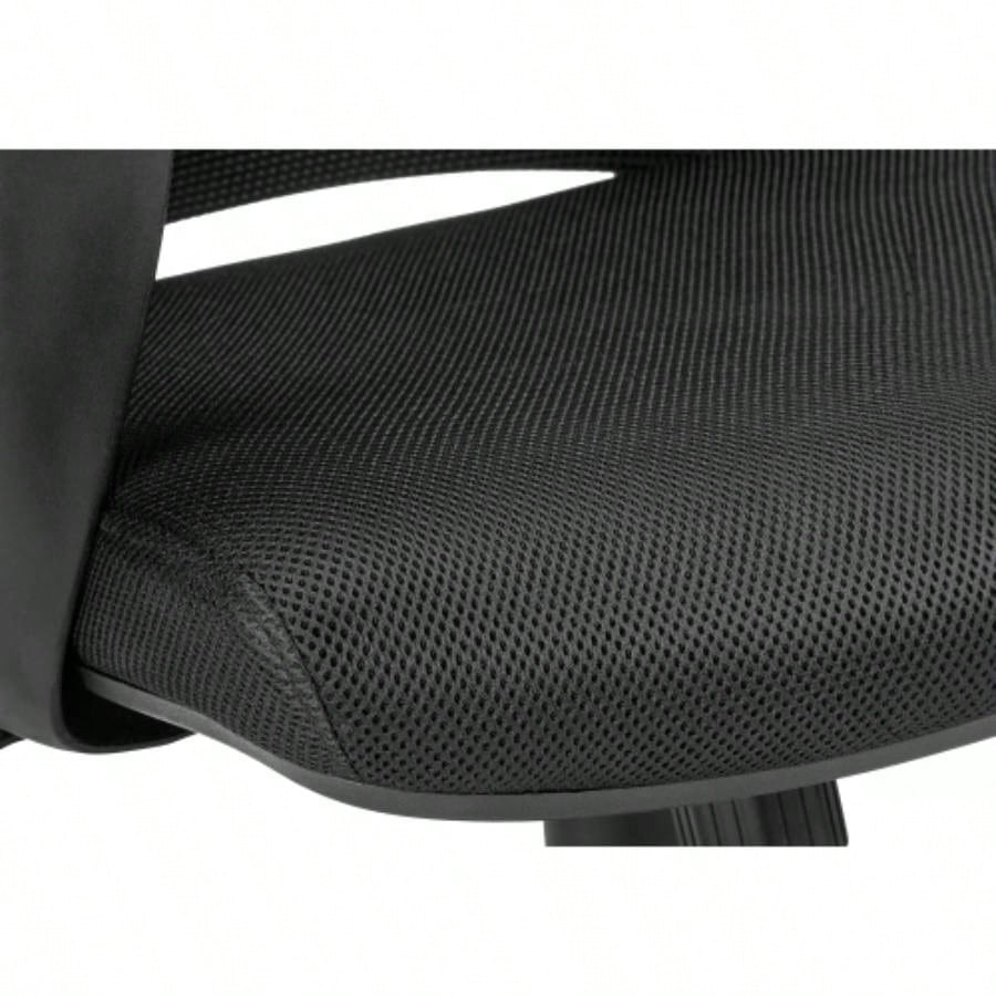Office Chair, Adjustable Height, Swivel, Ergonomic, Armrests, Computer Desk, Work, Black Mesh, Black Metal, Contemporary, Modern