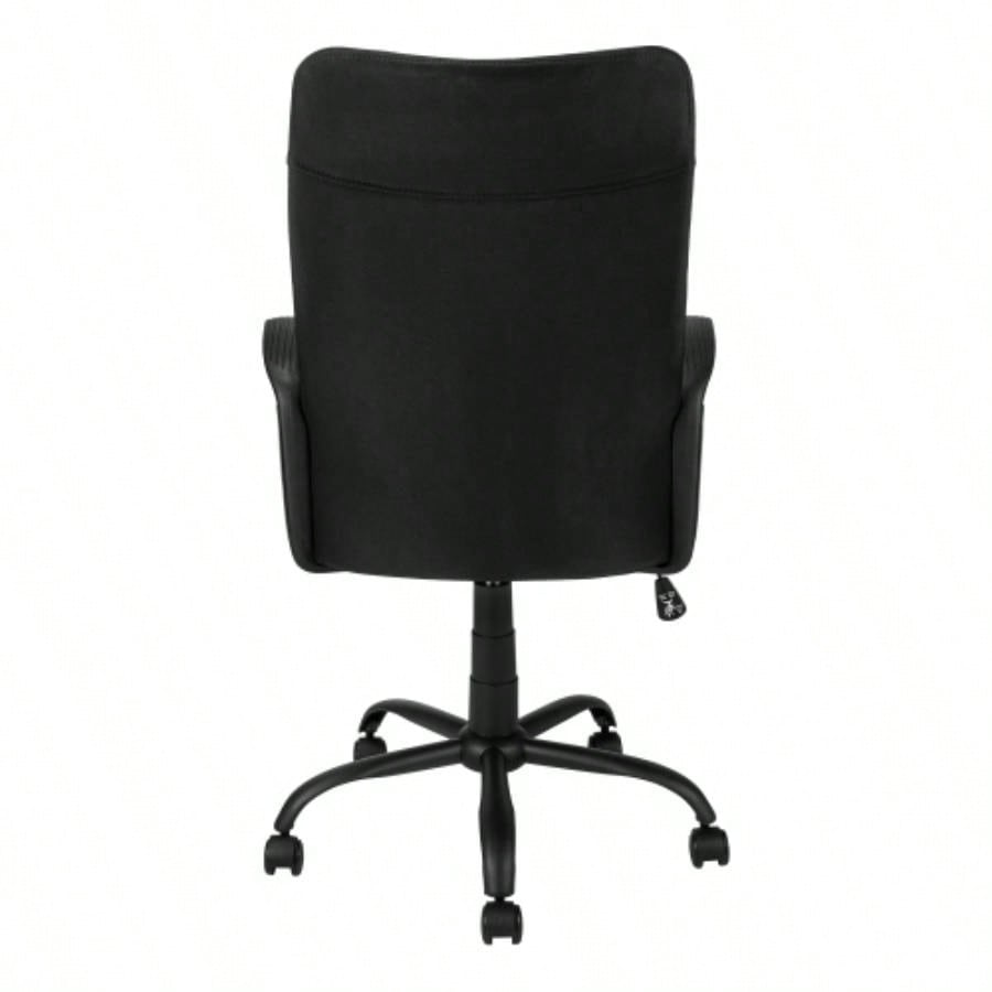 Office Chair, Adjustable Height, Swivel, Ergonomic, Armrests, Computer Desk, Work, Black Mesh, Black Metal, Contemporary, Modern