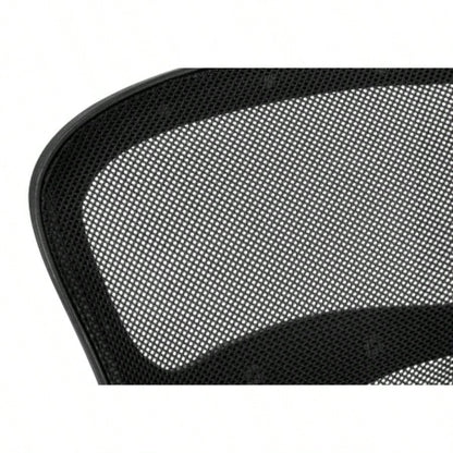 Office Chair, Adjustable Height, Swivel, Ergonomic, Armrests, Computer Desk, Work, Juvenile, Black Mesh, Black Metal, Contemporary, Modern
