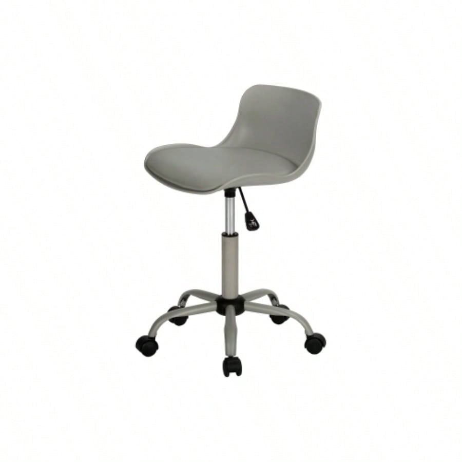 Office Chair, Adjustable Height, Swivel, Ergonomic, Computer Desk, Work, Juvenile, Leather Look, Metal, Contemporary, Modern