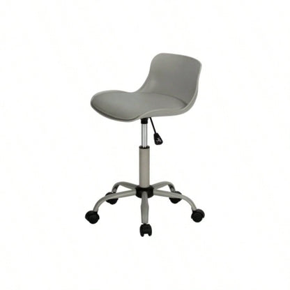 Office Chair, Adjustable Height, Swivel, Ergonomic, Computer Desk, Work, Juvenile, Leather Look, Metal, Contemporary, Modern