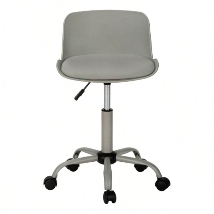 Office Chair, Adjustable Height, Swivel, Ergonomic, Computer Desk, Work, Juvenile, Leather Look, Metal, Contemporary, Modern