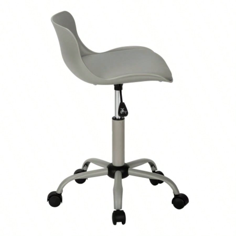 Office Chair, Adjustable Height, Swivel, Ergonomic, Computer Desk, Work, Juvenile, Leather Look, Metal, Contemporary, Modern