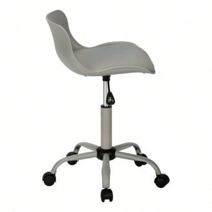 Office Chair, Adjustable Height, Swivel, Ergonomic, Computer Desk, Work, Juvenile, Leather Look, Metal, Contemporary, Modern