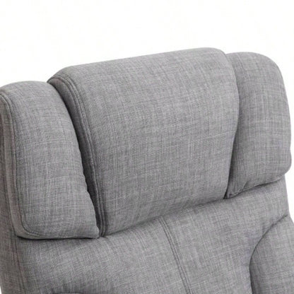 500lbs Big and Tall Office Chair with Wide, Ergonomic Executive Computer Chair with Adjustable Height, Swivel Wheels and Linen, Light