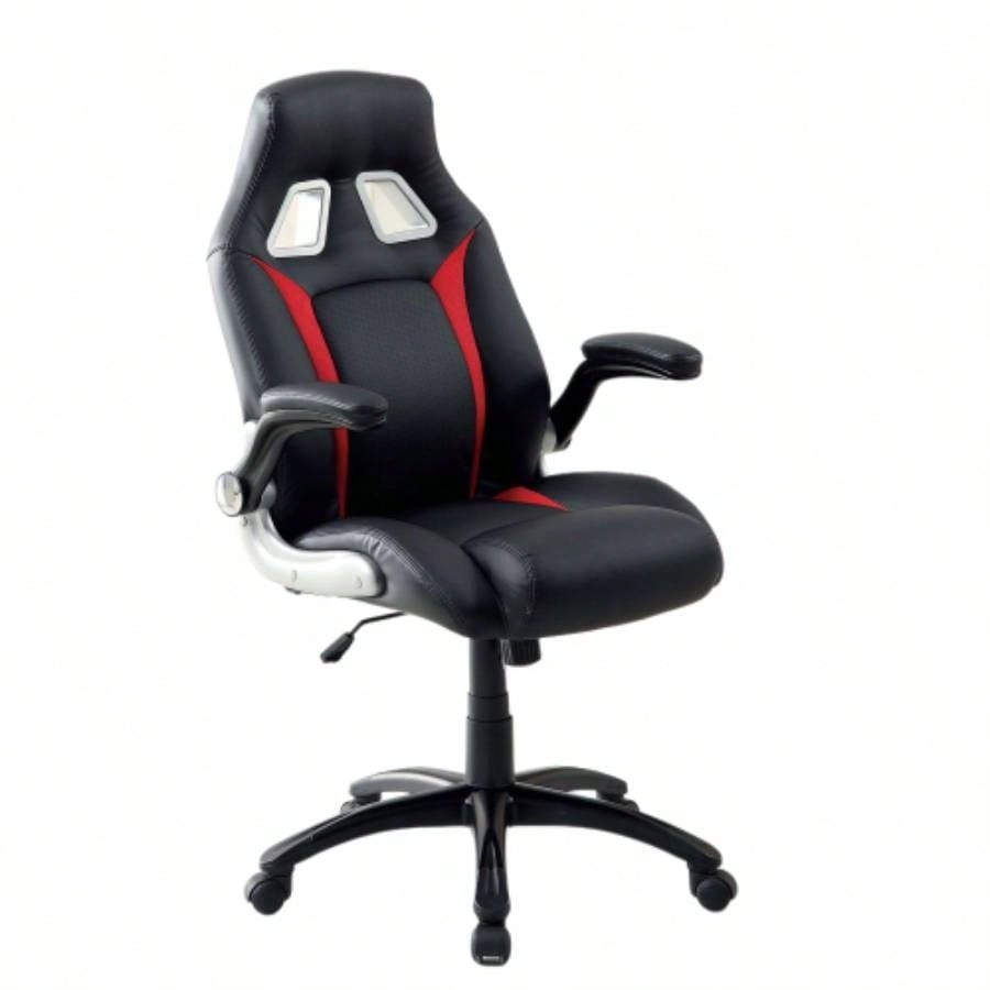 Modern Contemporary Padded Office Chair Pneumatic Height Adjustable An Wheel