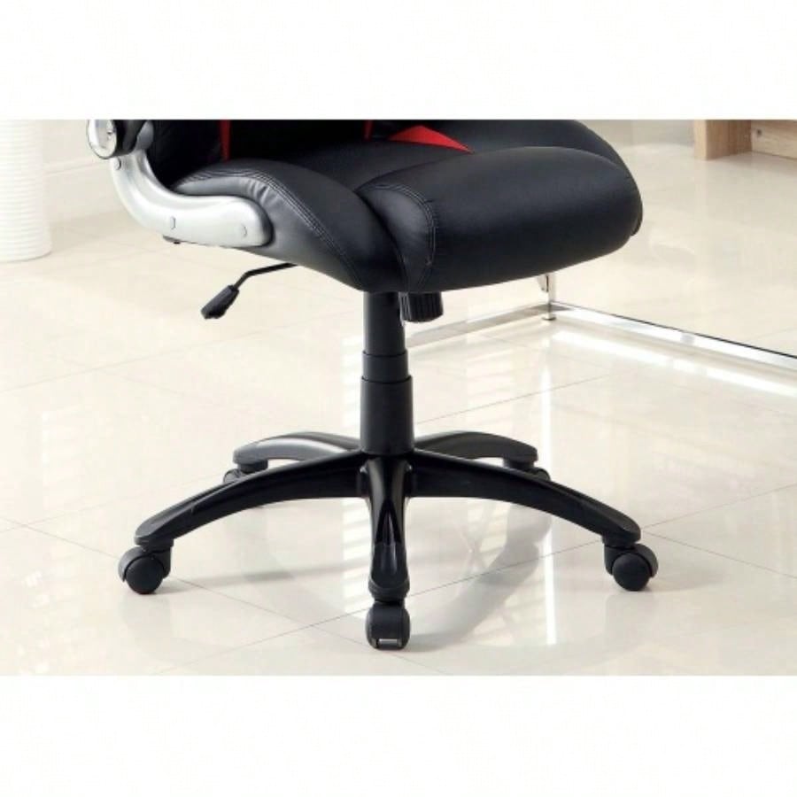 Modern Contemporary Padded Office Chair Pneumatic Height Adjustable An Wheel