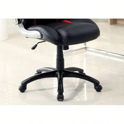 Modern Contemporary Padded Office Chair Pneumatic Height Adjustable An Wheel