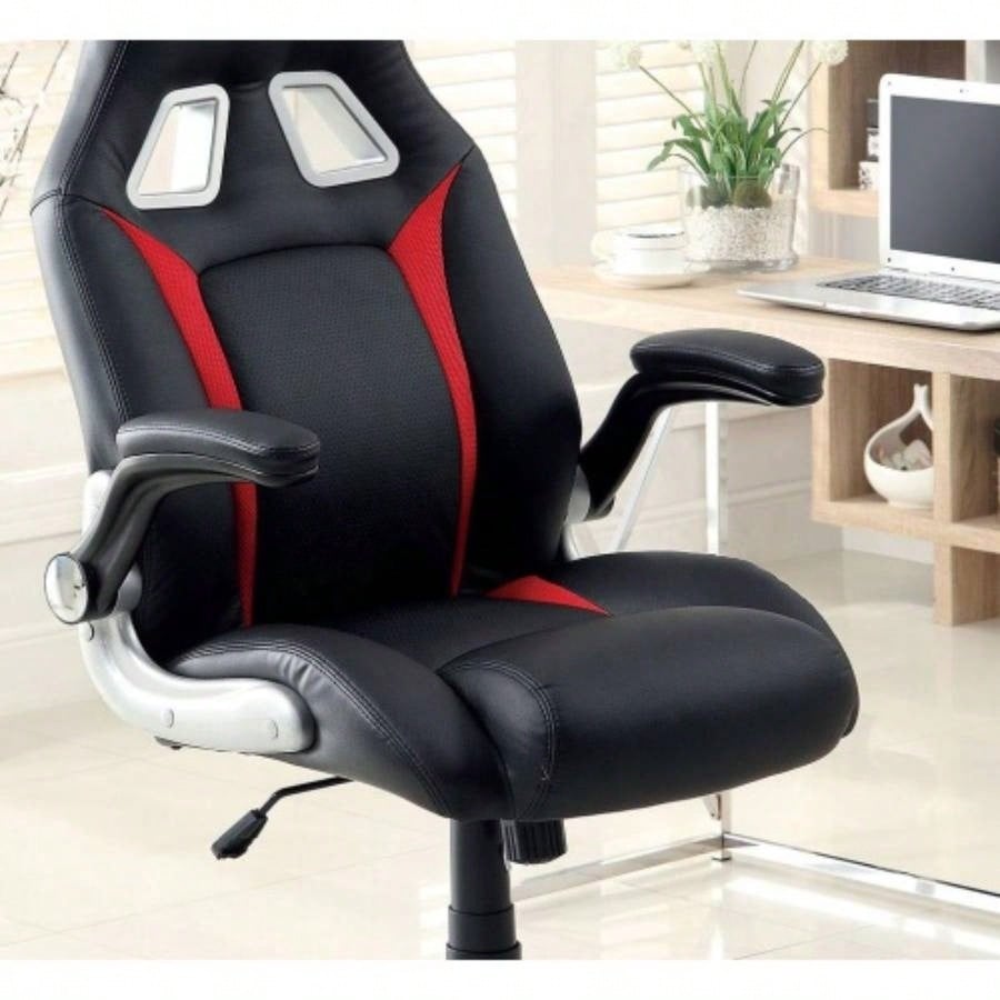 Modern Contemporary Padded Office Chair Pneumatic Height Adjustable An Wheel