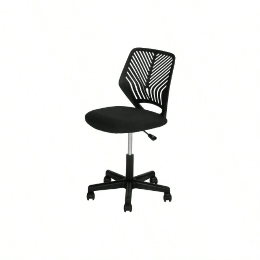 Office Chair, Adjustable Height, Swivel, Ergonomic, Computer Desk, Work, Juvenile, Black Mesh, Black Metal, Contemporary, Modern