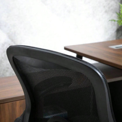 Mesh Drafting Chair, Tall Office Chair with Lumbar Support, Flip - Up Armrests, Footrest Ring and Adjustable Height, Black