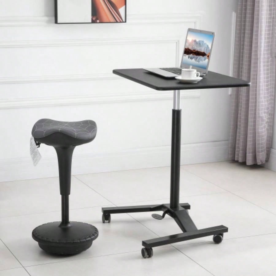 Vinsetto Lift Wobble Stool Standing Chair with 360 Swivel, Tilting Balance Chair with Adjustable Height and Active Learning Sitting,