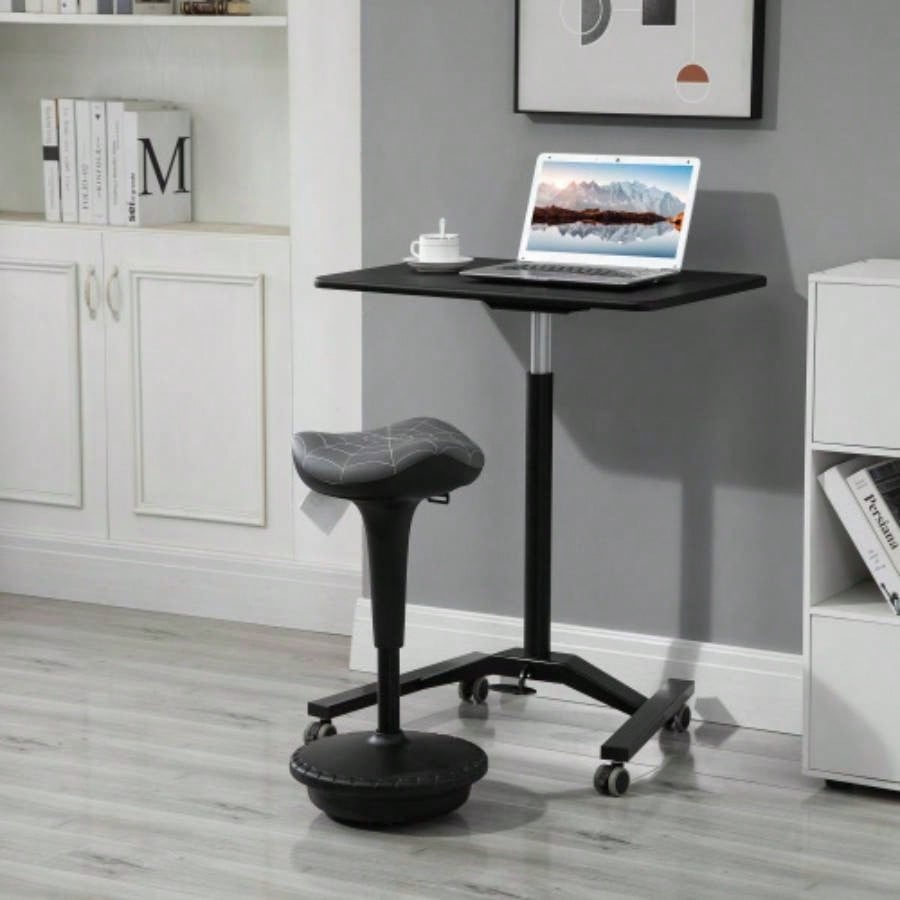 Vinsetto Lift Wobble Stool Standing Chair with 360 Swivel, Tilting Balance Chair with Adjustable Height and Active Learning Sitting,