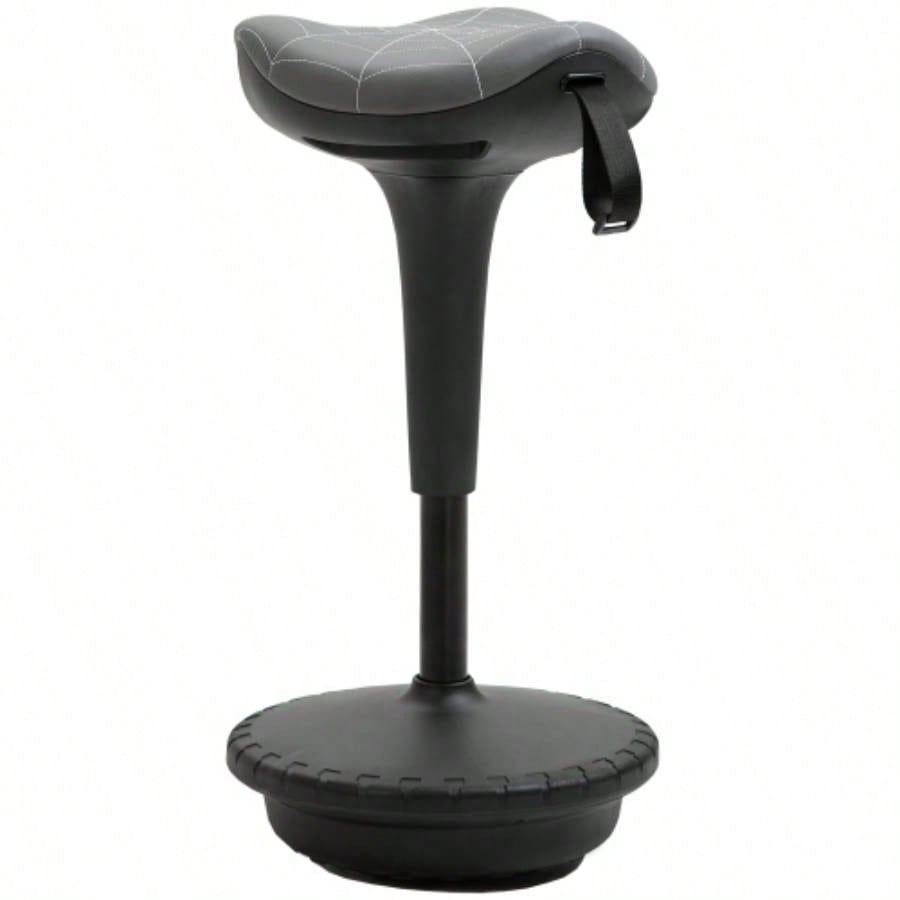 Vinsetto Lift Wobble Stool Standing Chair with 360 Swivel, Tilting Balance Chair with Adjustable Height and Active Learning Sitting,