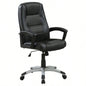 Black Office Chair with Casters