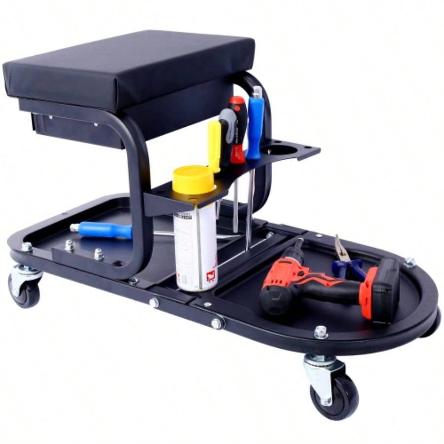 Ultimate Rolling Detailing Utility Cart, Trucks, SUVs, RVs, Home, Garden, Garage More, Black