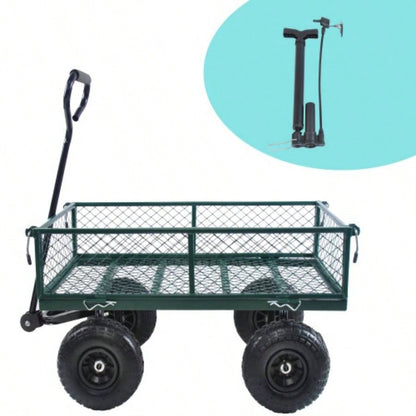 Wagon Cart Garden cart trucks make it easier to transport firewood TC1840BKG