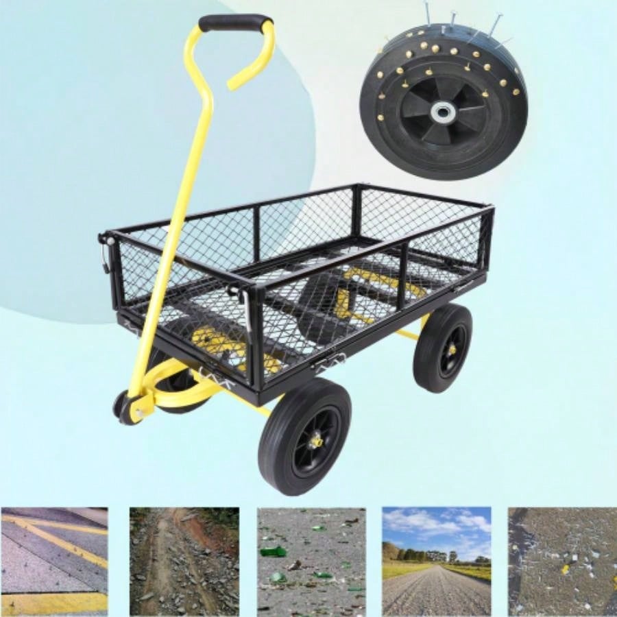 Tools cart Wagon Cart Garden cart trucks make it easier to transport firewood