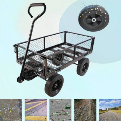 Tools cart Wagon Cart Garden cart trucks make it easier to transport firewood