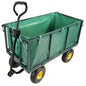 Black double fence utility cart Wagon Cart Garden cart trucks make it easier to transport firewood
