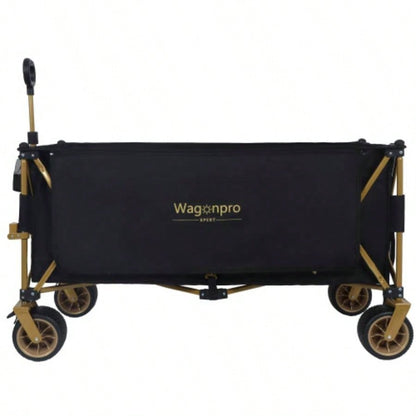 51 - inch long large Heavy - Duty Foldable Utility Wagon - 480lbs Capacity, Patented Ultra - Stable Frame, 1: 6 Space - Saving Fold All - Terrain Wheels, No Assembly Needed, Black