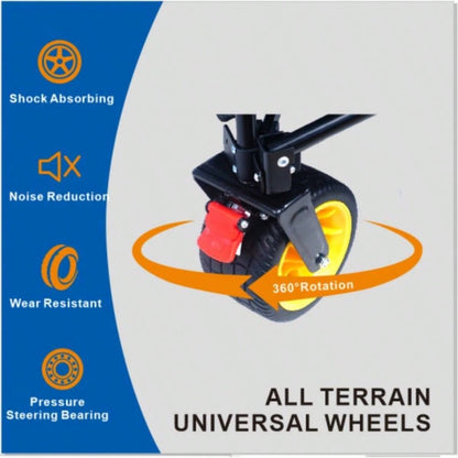 Big large capacity Folding cart Long Extender Wagon Cart Folding Wagon Garden Shopping Beach Cart black+ blue