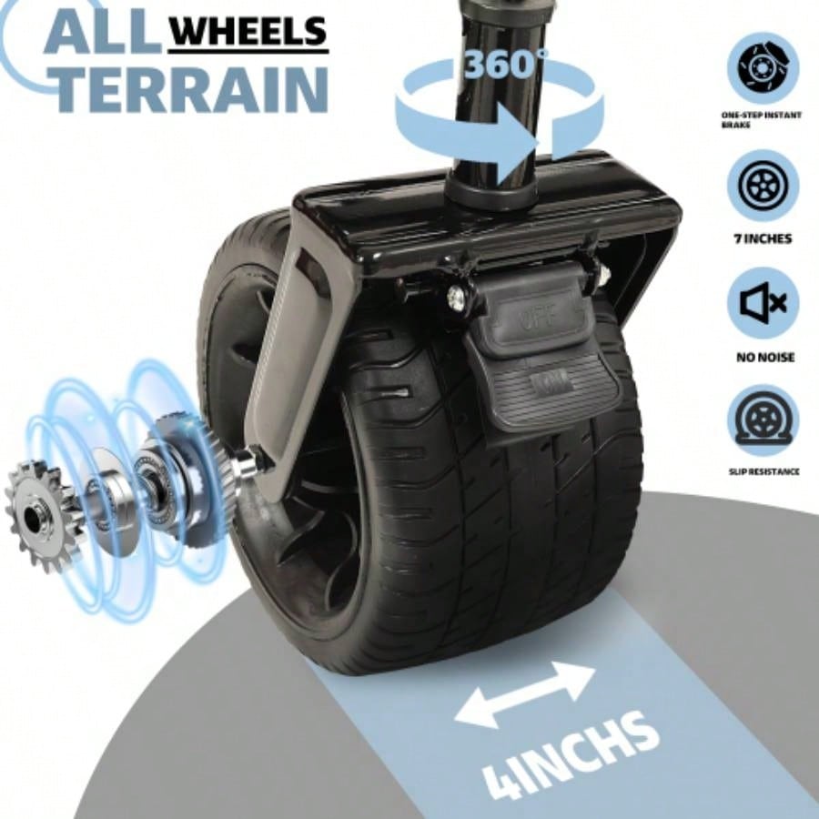 480Lbs Collapsible Wagon with Canopy, Wagon Stroller with All - Terrain Wheels, Lightweight Foldable Wagon, Large Capacity Camping, Shopping, Sports, and Garden Use, purple