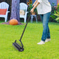 Garden Hose Reel Cart - 4 Wheels Portable Garden Hose Reel Cart with Storage Basket Rust Resistant Heavy Duty Hose Holder