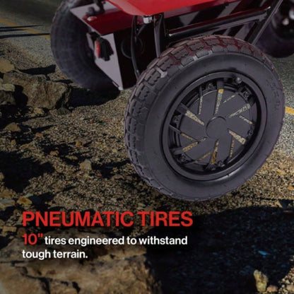 Four - wheeled cart 24V 180W lead - battery 264 lbs 120 kg one - wheeled wheelbarrow 75L garden cart plastic pot capacity 2.6 cu. ft. wheelbarrow wheelbarrow