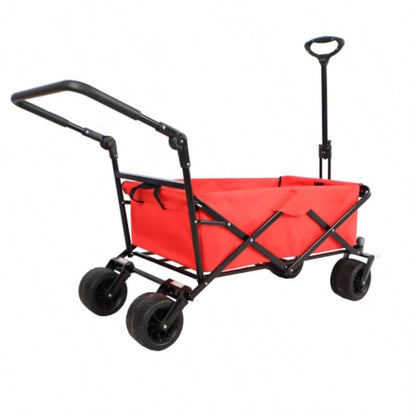 Utility Park Garden Cart Customized Color Folding Camping Trolley Outdoor Picnic Beach Wagon