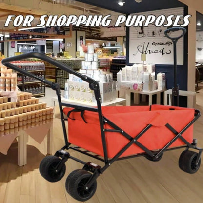 Utility Park Garden Cart Customized Color Folding Camping Trolley Outdoor Picnic Beach Wagon