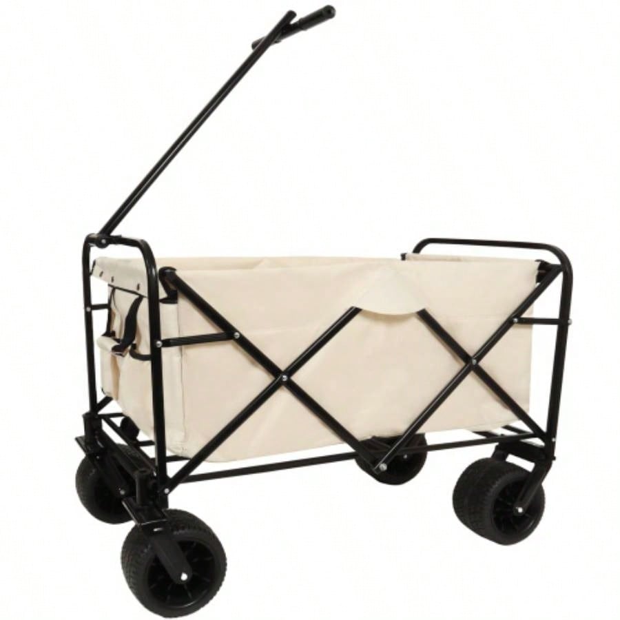 Utility Park Garden Cart Customized Color Folding Camping Trolley Outdoor Picnic Beach Wagon