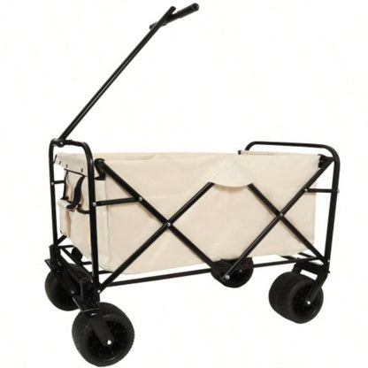 Utility Park Garden Cart Customized Color Folding Camping Trolley Outdoor Picnic Beach Wagon