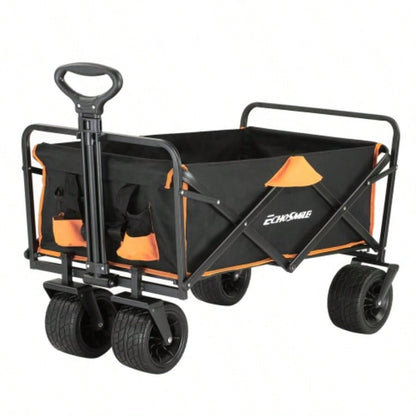 Black Orange Folding Campers