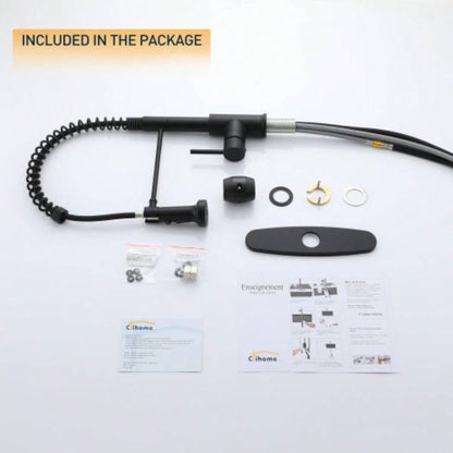 Premium Stainless Steel Pull - Out Kitchen Faucet with Flexible Spray Effortless Sink Tasks - Durable Design