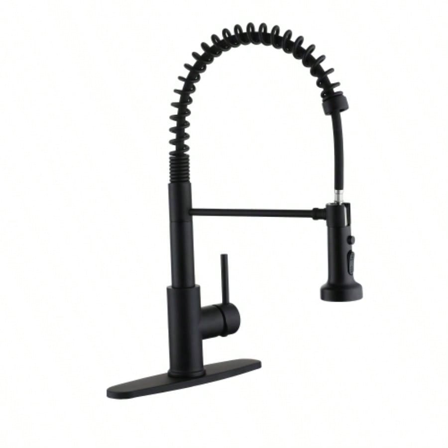Premium Stainless Steel Pull - Out Kitchen Faucet with Flexible Spray Effortless Sink Tasks - Durable Design