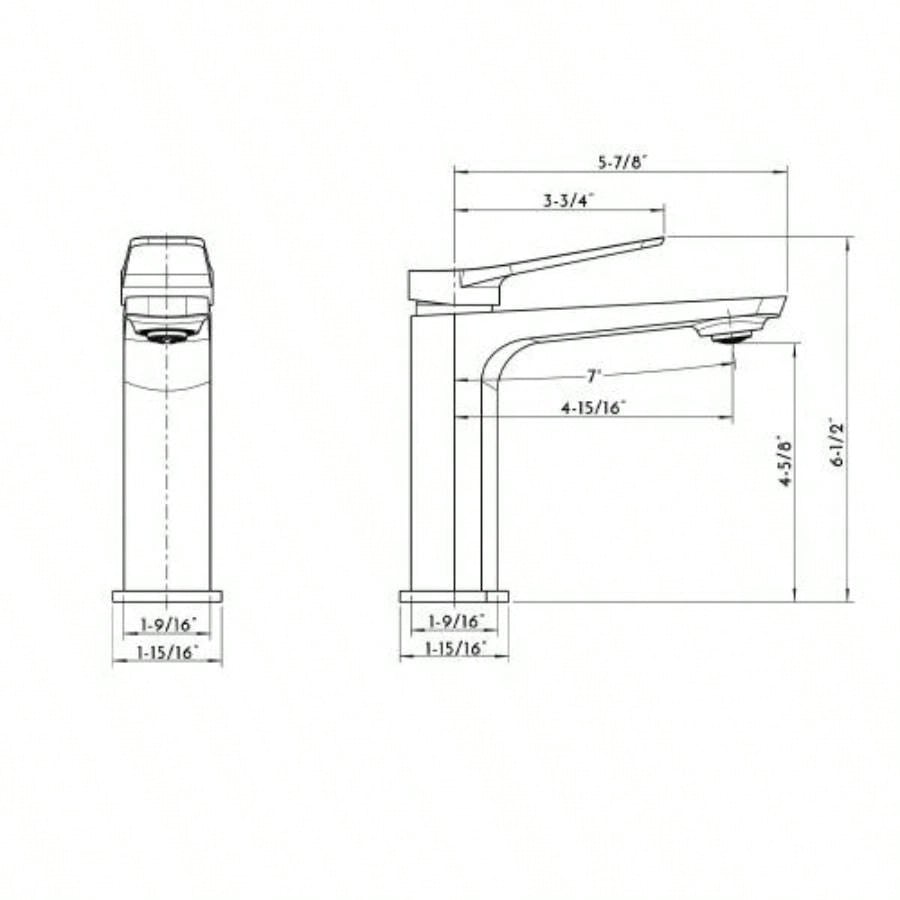 Single Handle Bathroom Faucet