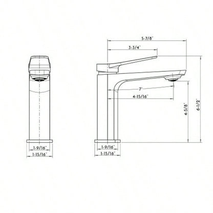 Single Handle Bathroom Faucet