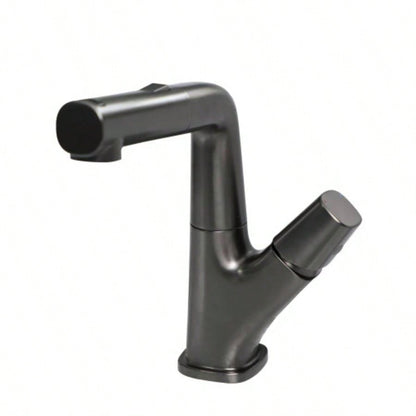 Pull - Down Bathroom Sink Faucet with Three Modes, Gunmetal Black