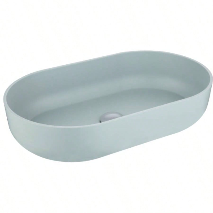 Modern Oval 24x14 Above Bathroom Vessel Sink, Bathroom Sink Lavatory Vanity Cabinet
