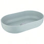 Modern Oval 24x14 Above Bathroom Vessel Sink, Bathroom Sink Lavatory Vanity Cabinet