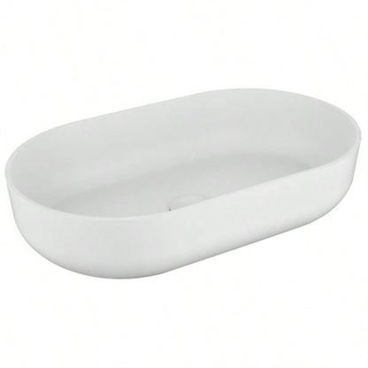 Modern Oval 24x14 Above Bathroom Vessel Sink, Bathroom Sink Lavatory Vanity Cabinet