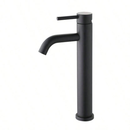 Bathroom Modern Tall Faucets Single Handle One Hole Lavatory Bathroom Sink Faucet