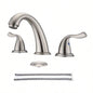 8 - Inch 3 Holes 2 Handles Bathroom Sink Faucet, Brushed Nickel