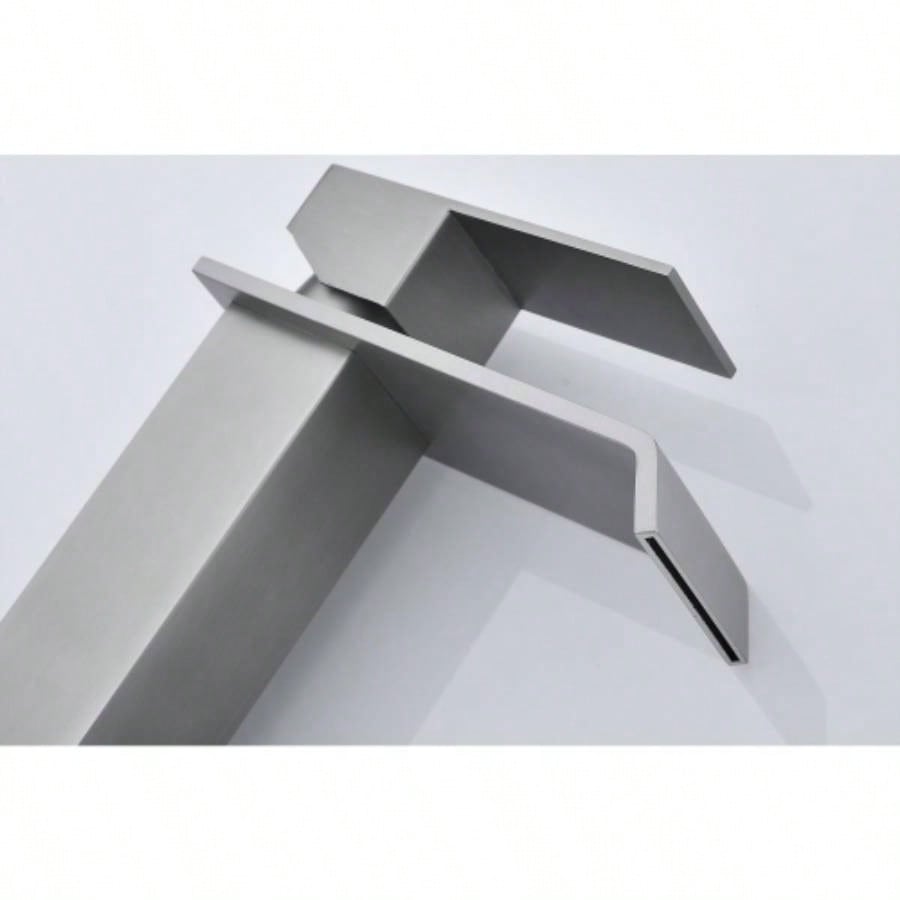 Waterfall Spout Single Handle Bathroom Sink Faucet