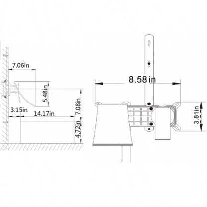 Wall Mount Widespread Bathroom Faucet
