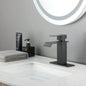Waterfall Spout Bathroom Faucet, Single Handle Bathroom Vanity Sink Faucet