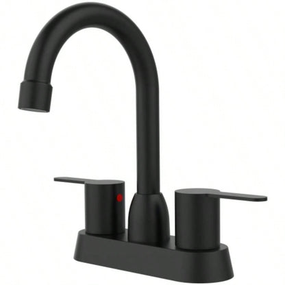 2 Handles Bathroom Sink Faucet, Oil Rubbed Bronze Centerset RV Bathroom Faucets 2/3 Hole